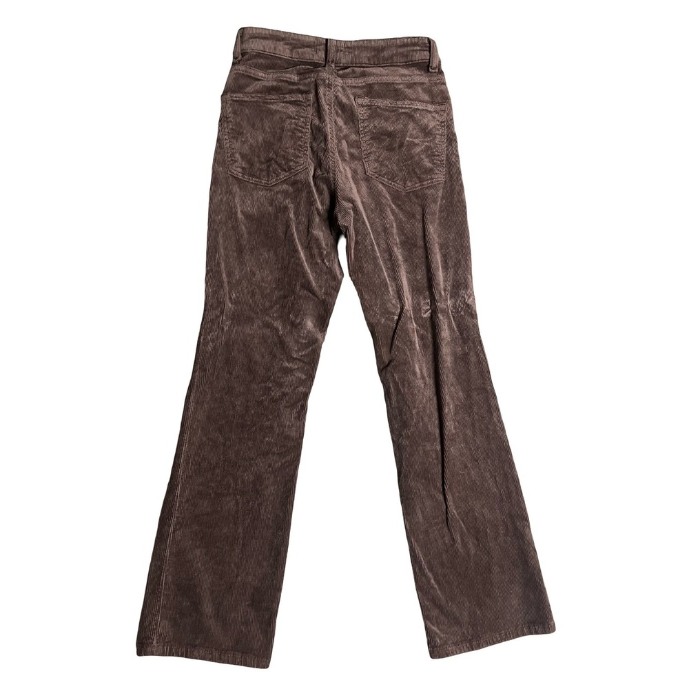 Pilcro‎ Anthropologie Womens Brown Corduroy Flare Pants Size 27 Cotton Blend